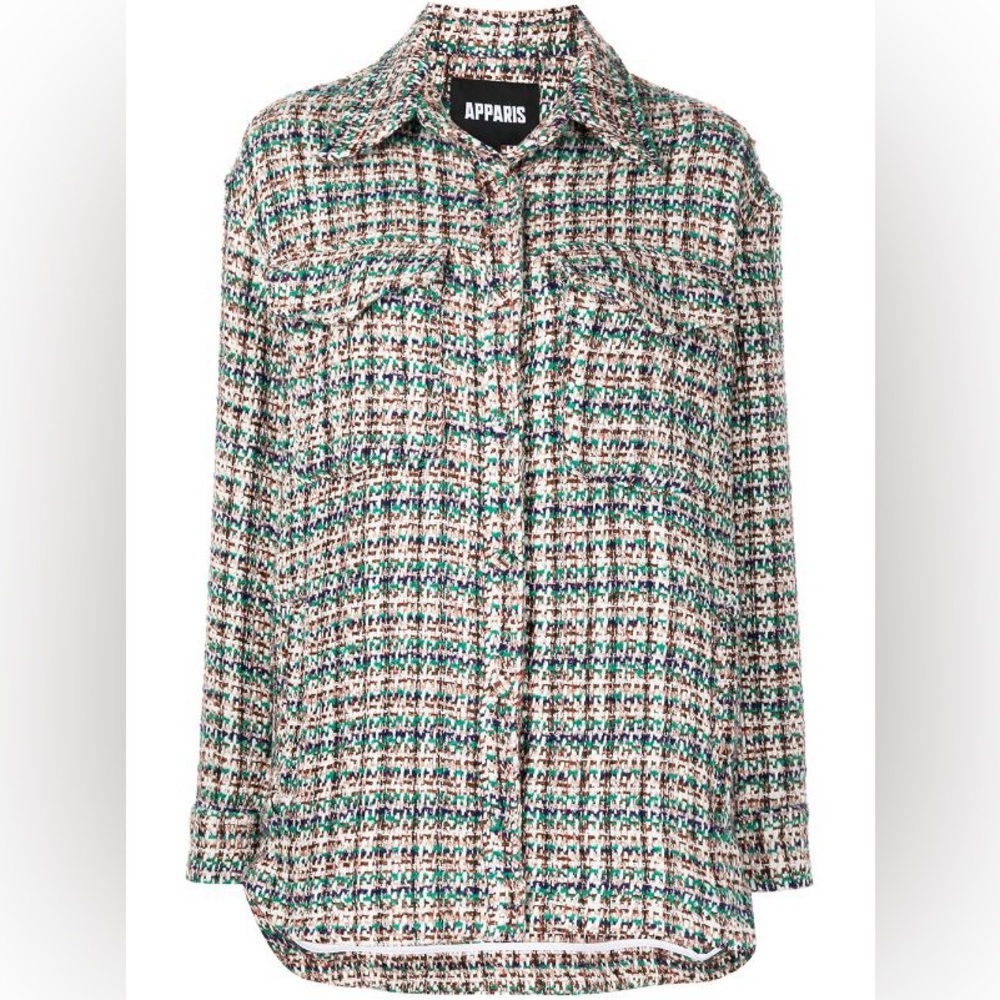 Brand New Apparis Bart tweed shirt jacket